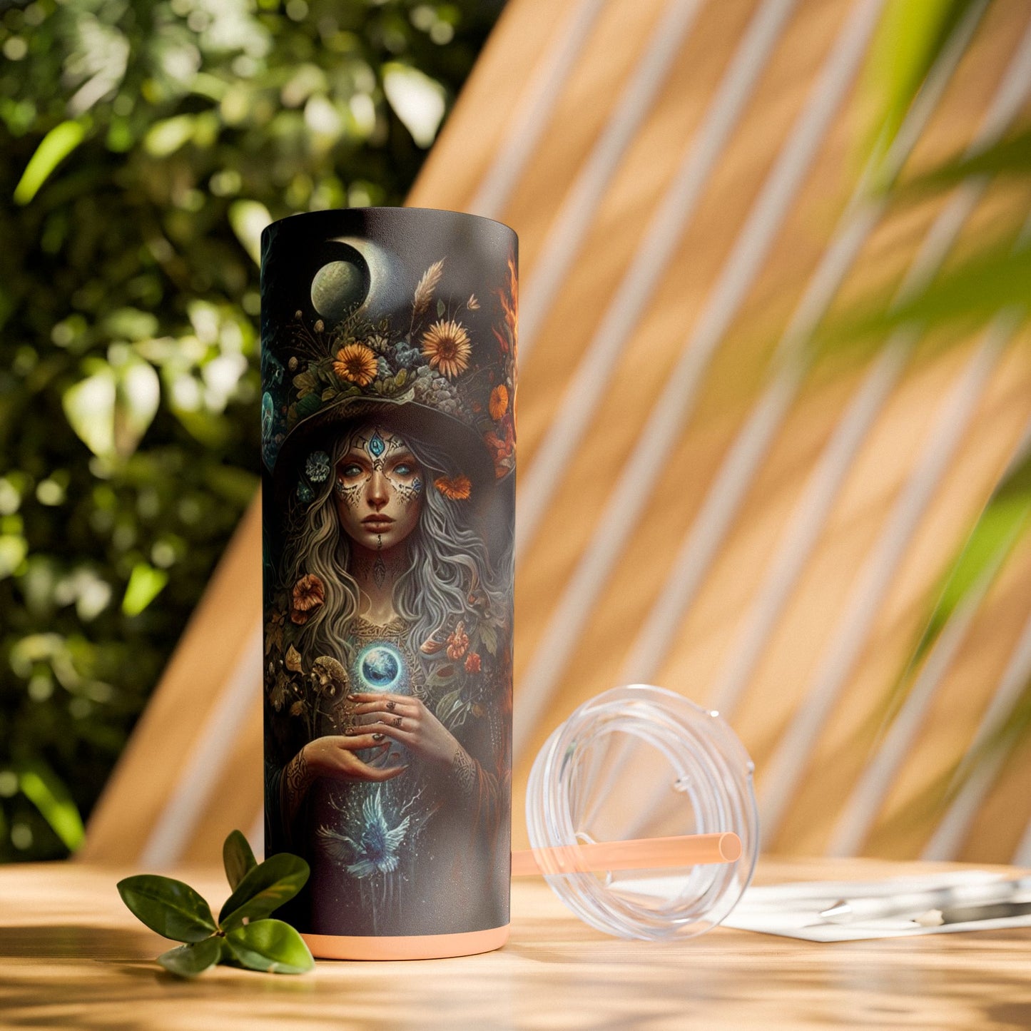 Witch Sisters Skinny Tumbler