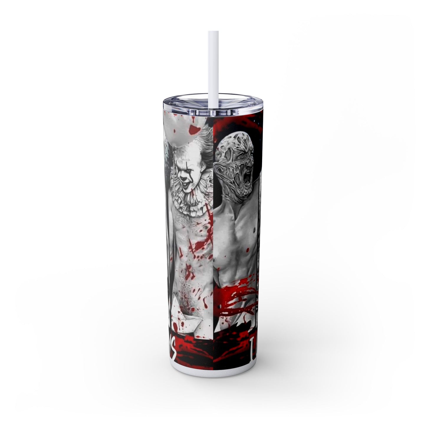 I Love Bad Boys Skinny Tumbler