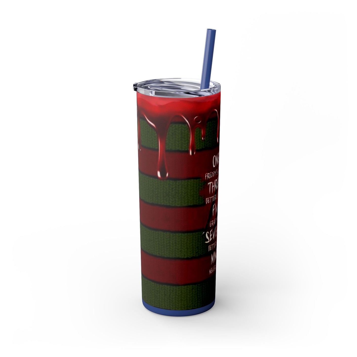 🔥 Freddy Krueger Skinny Tumbler – A Nightmare You’ll Love 🔥