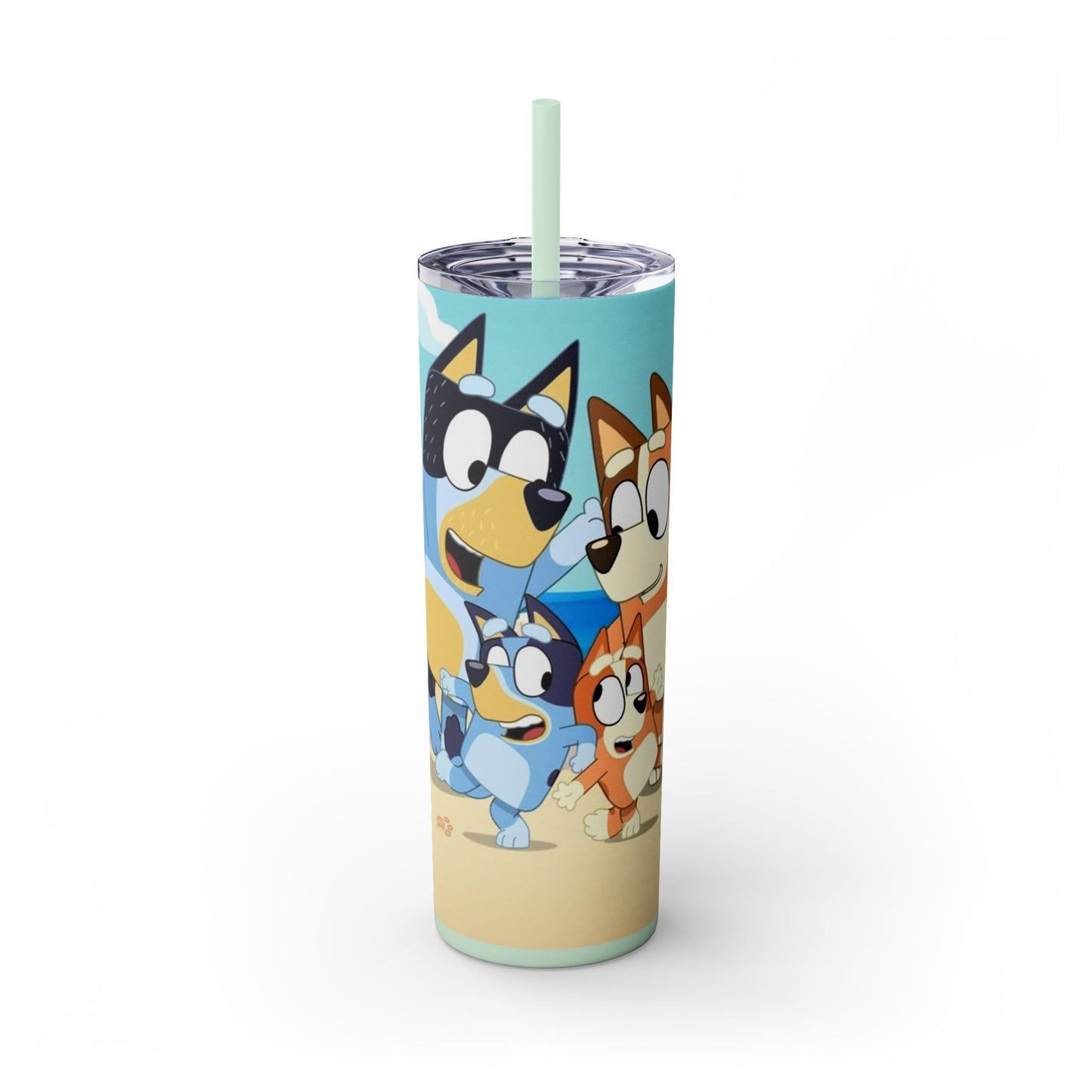 Bluey Beach Day Skinny Tumbler โ 20 oz