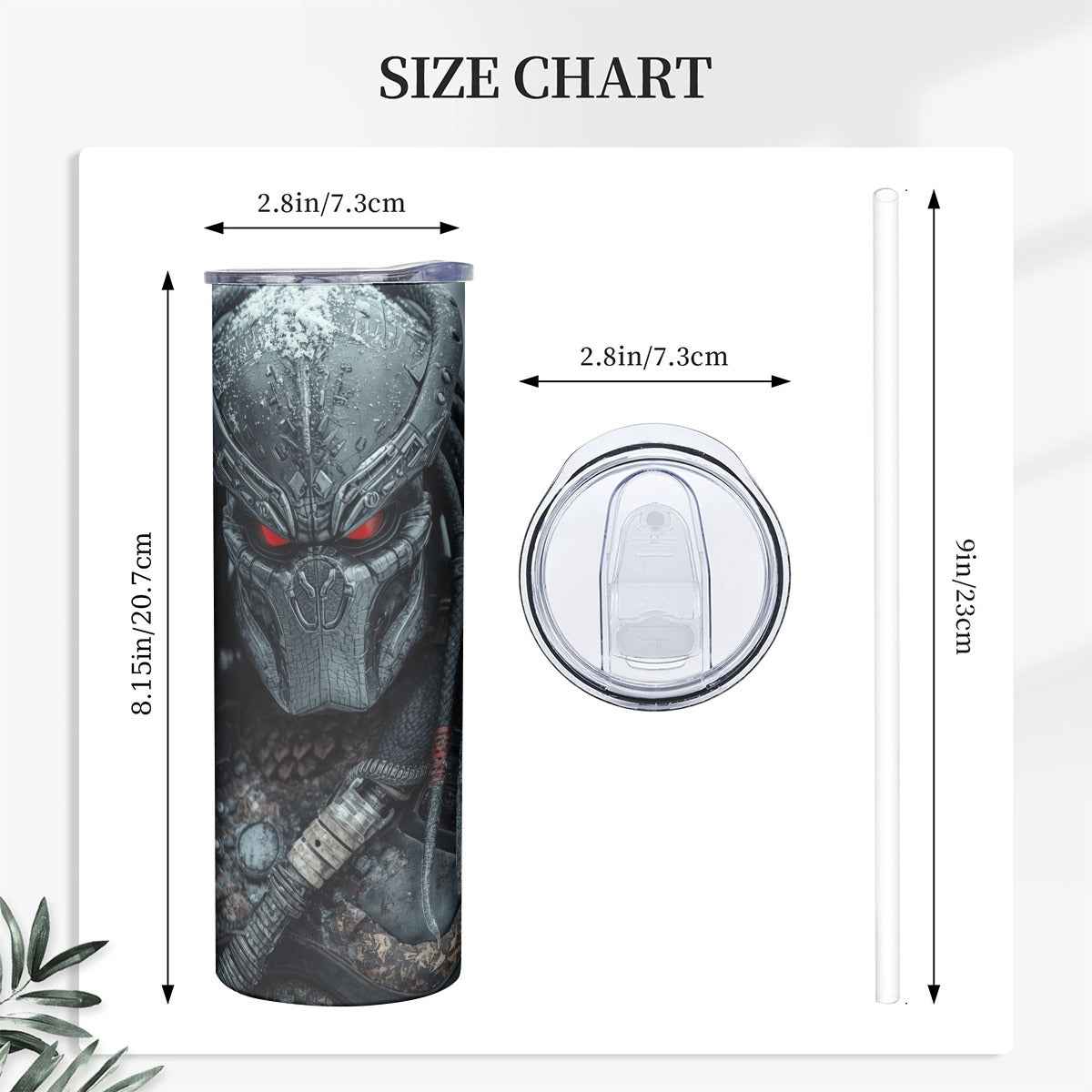 Predator 20oz Straight Cup