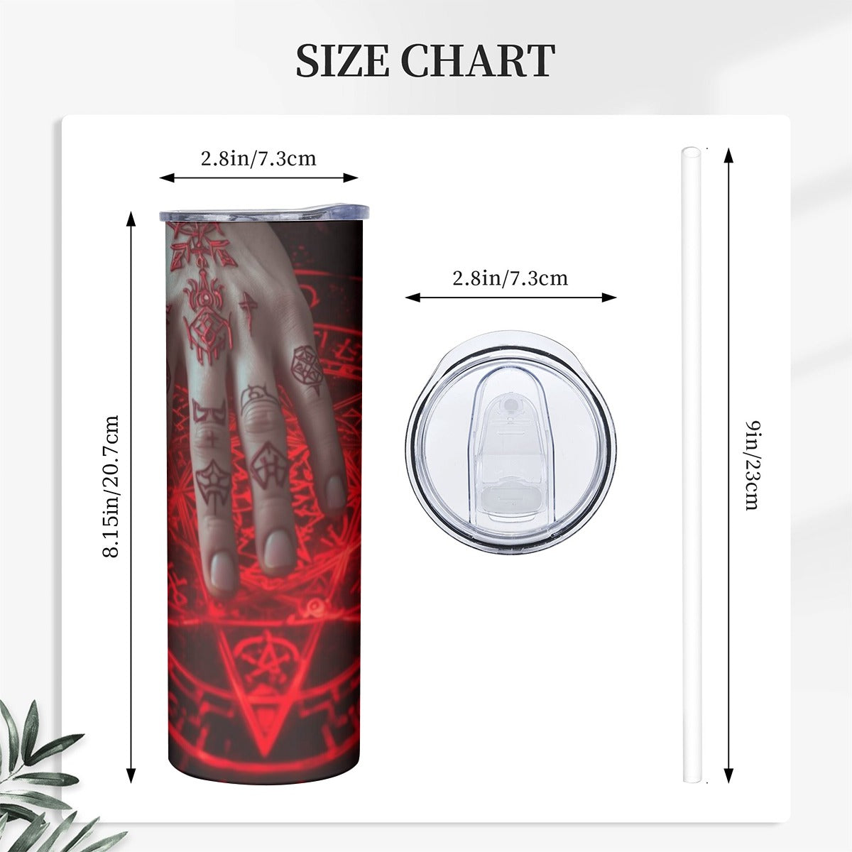Crimson Covenant – 20oz Slim Tumbler