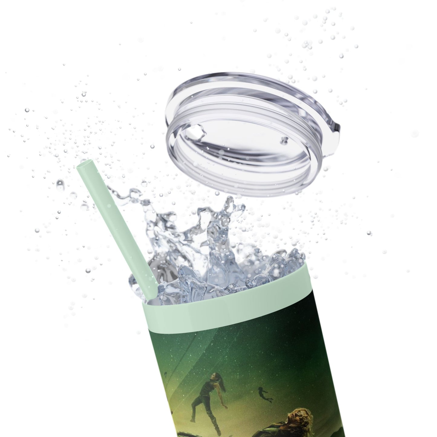 "The 100" Stainless Steel Tumbler - Green