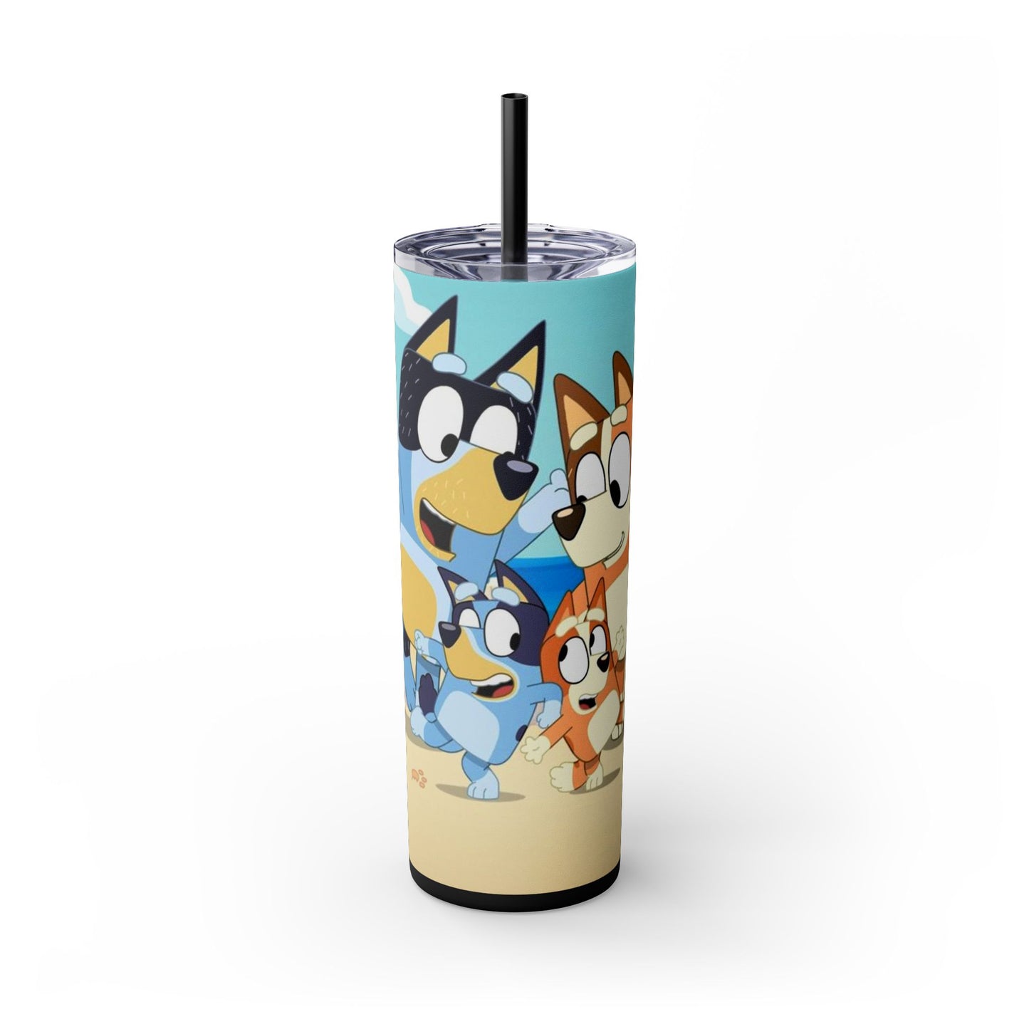 Bluey Beach Day Skinny Tumbler โ 20 oz