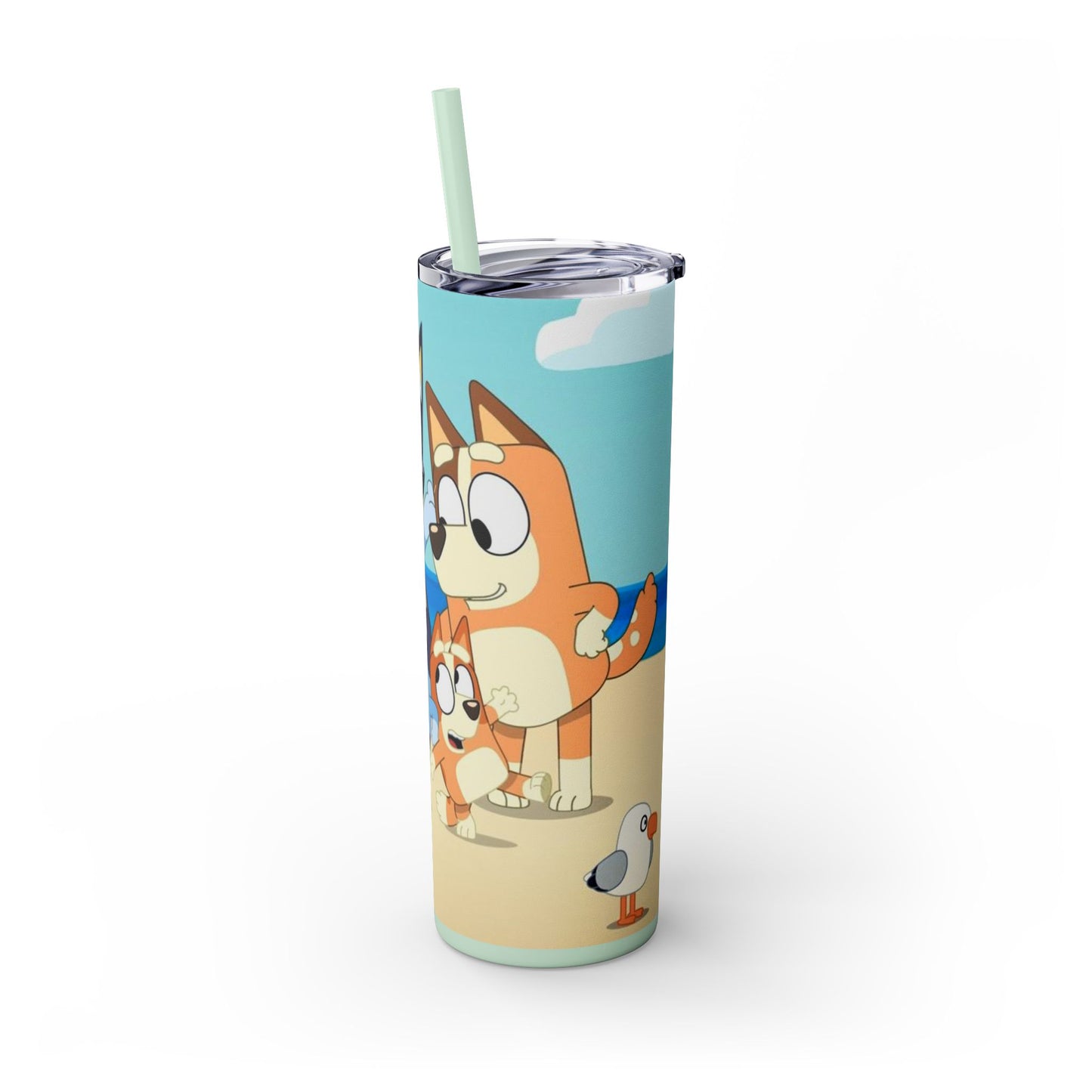 Bluey Beach Day Skinny Tumbler โ 20 oz