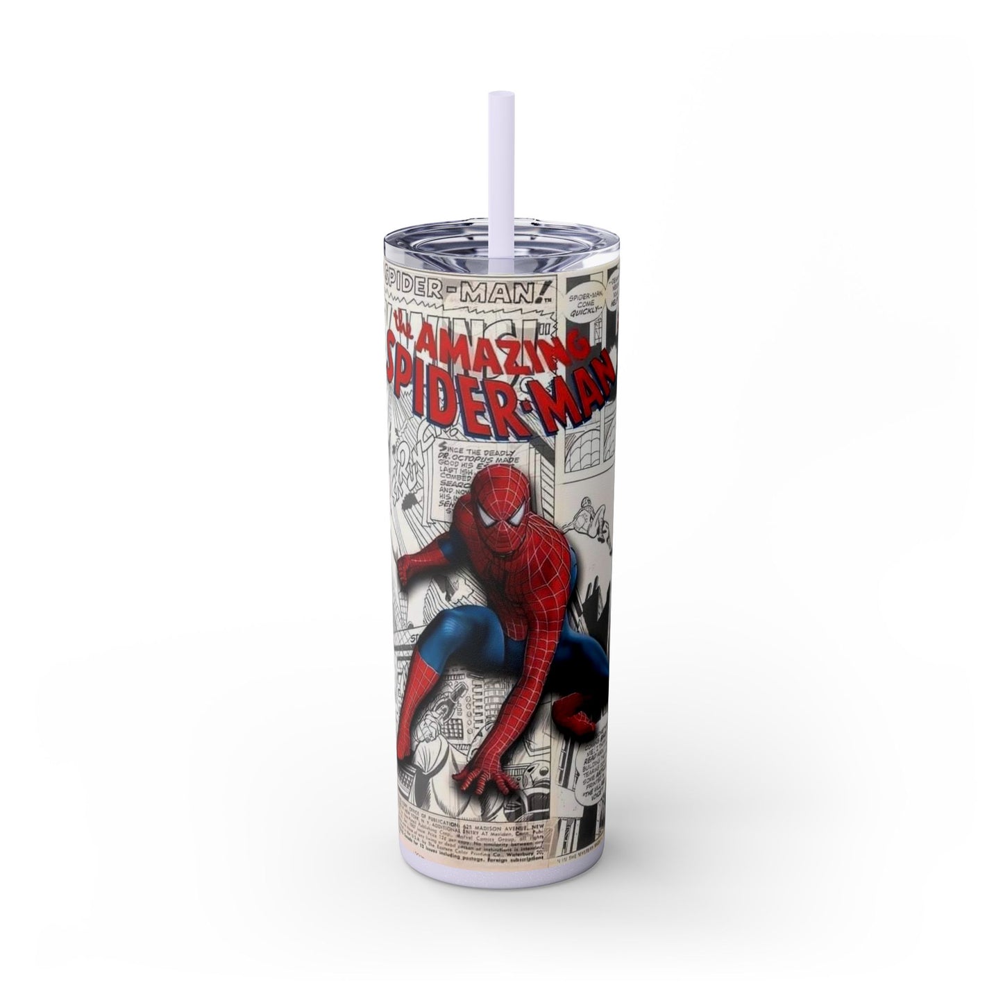 Skinny Tumbler Spiderman 20oz - House of O & A