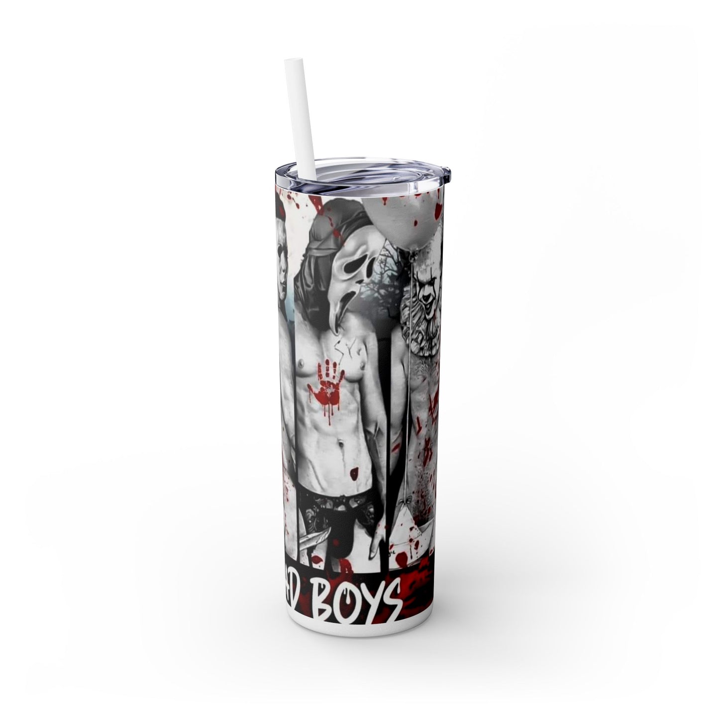 I Love Bad Boys Skinny Tumbler - House of O & A