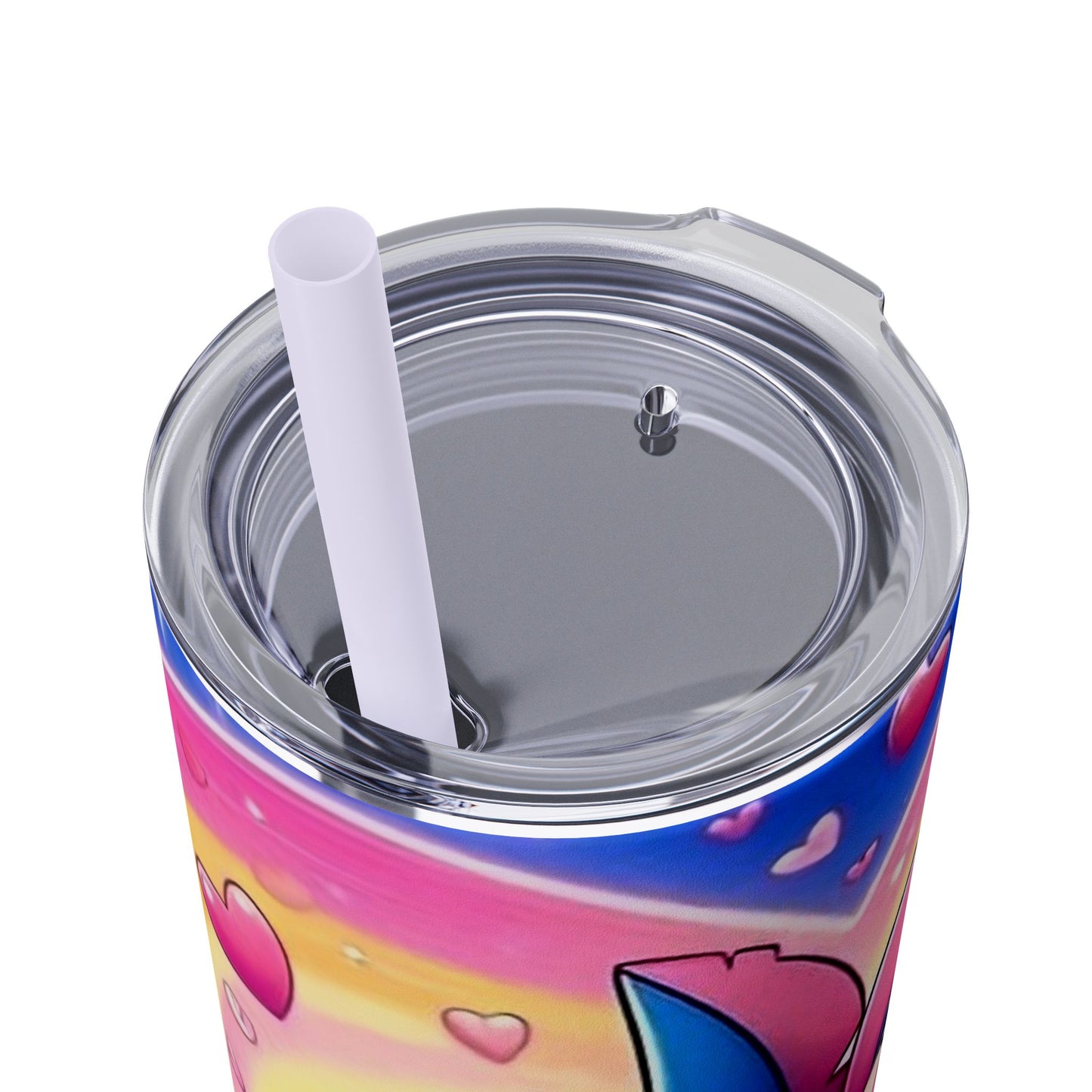 Skinny Tumbler - Stitch and Angel Love Design