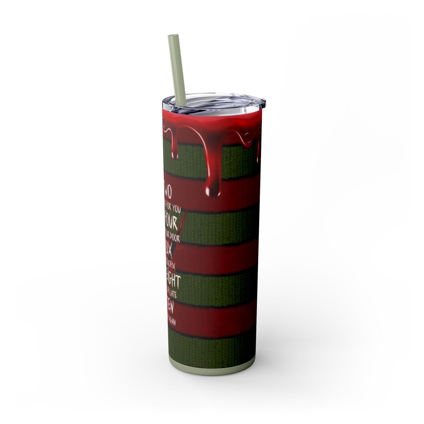🔥 Freddy Krueger Skinny Tumbler – A Nightmare You’ll Love 🔥 - House of O & A