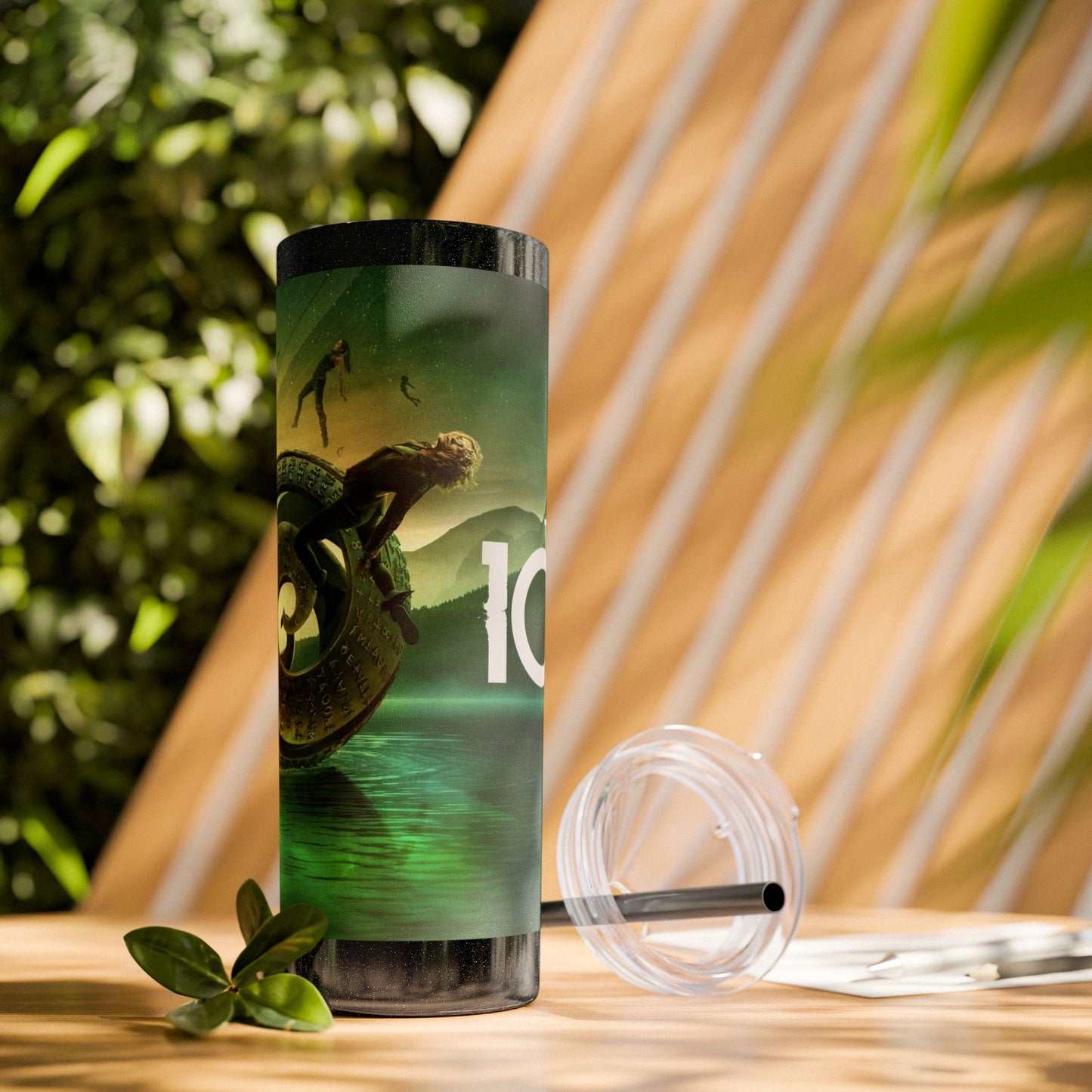 "The 100" Stainless Steel Tumbler - Green
