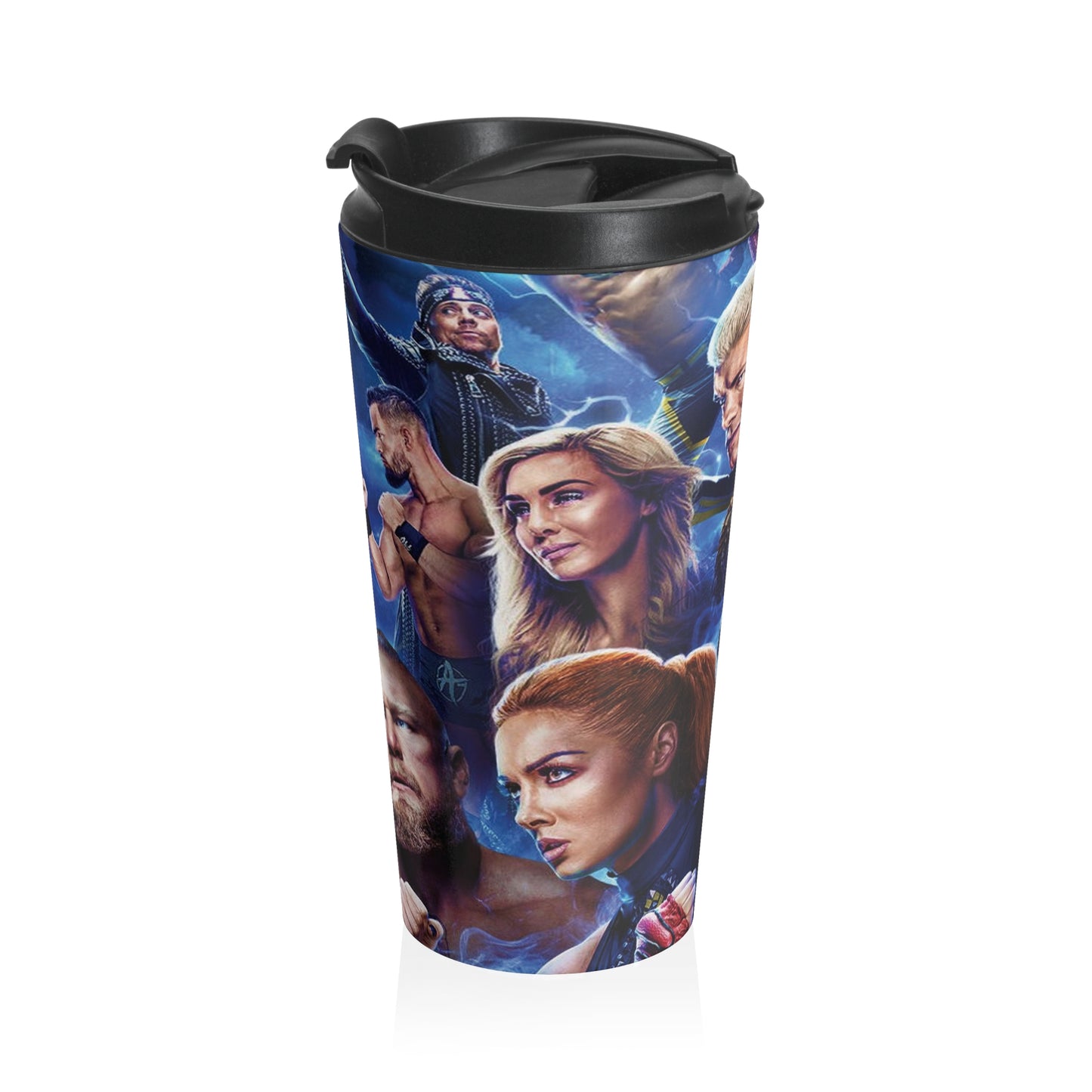 WWE - Stainless Steel Travel Mug - House of O & A