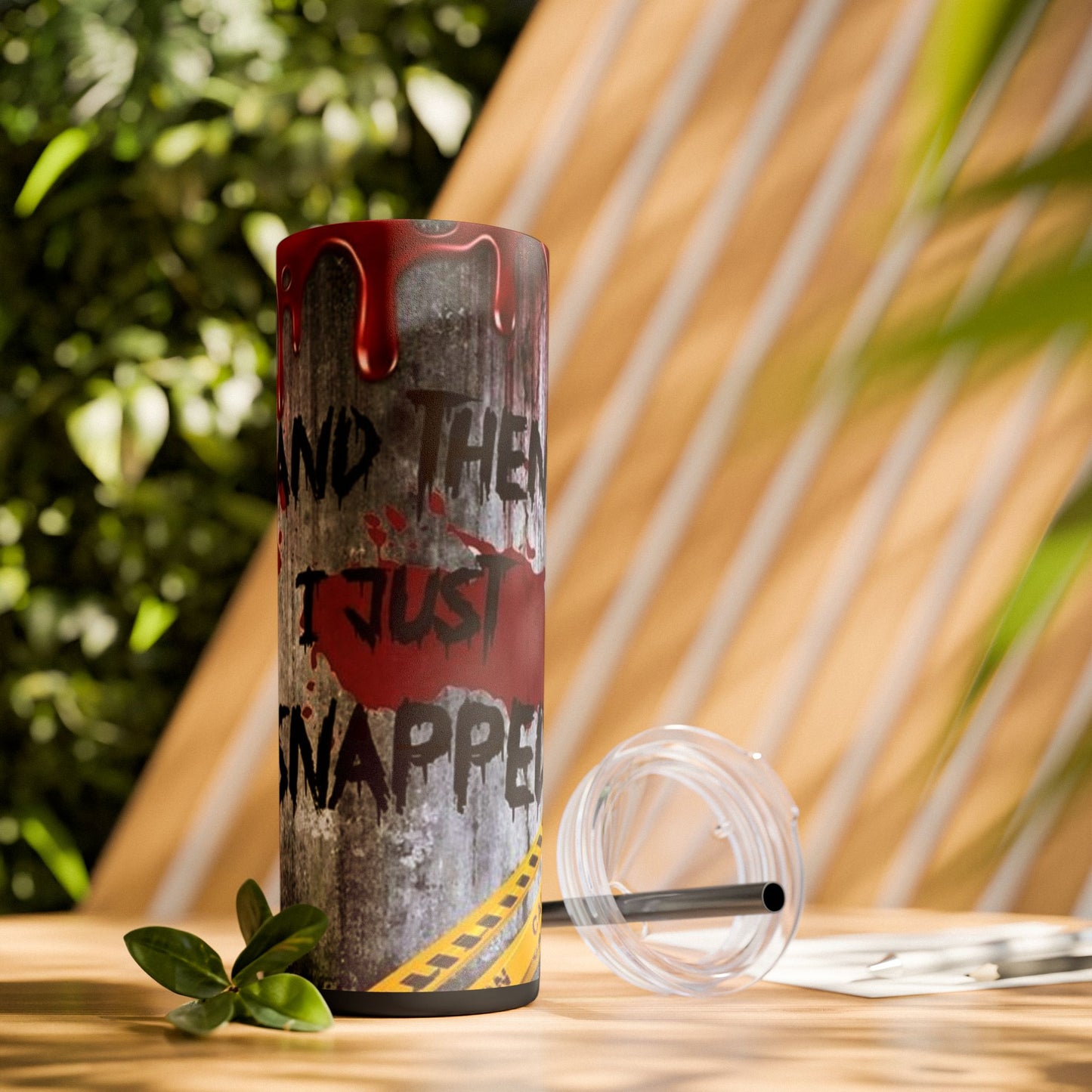 I just Snapped Skippy Tumbler