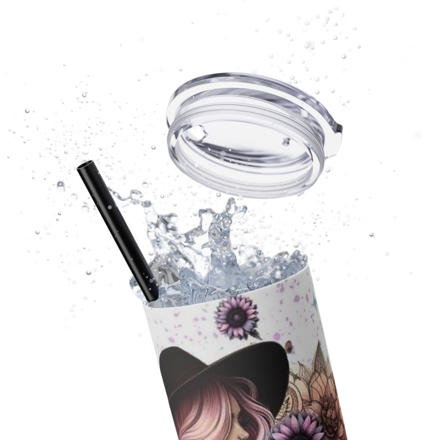 She Overcame Inspirational Skinny Tumbler - House of O & A