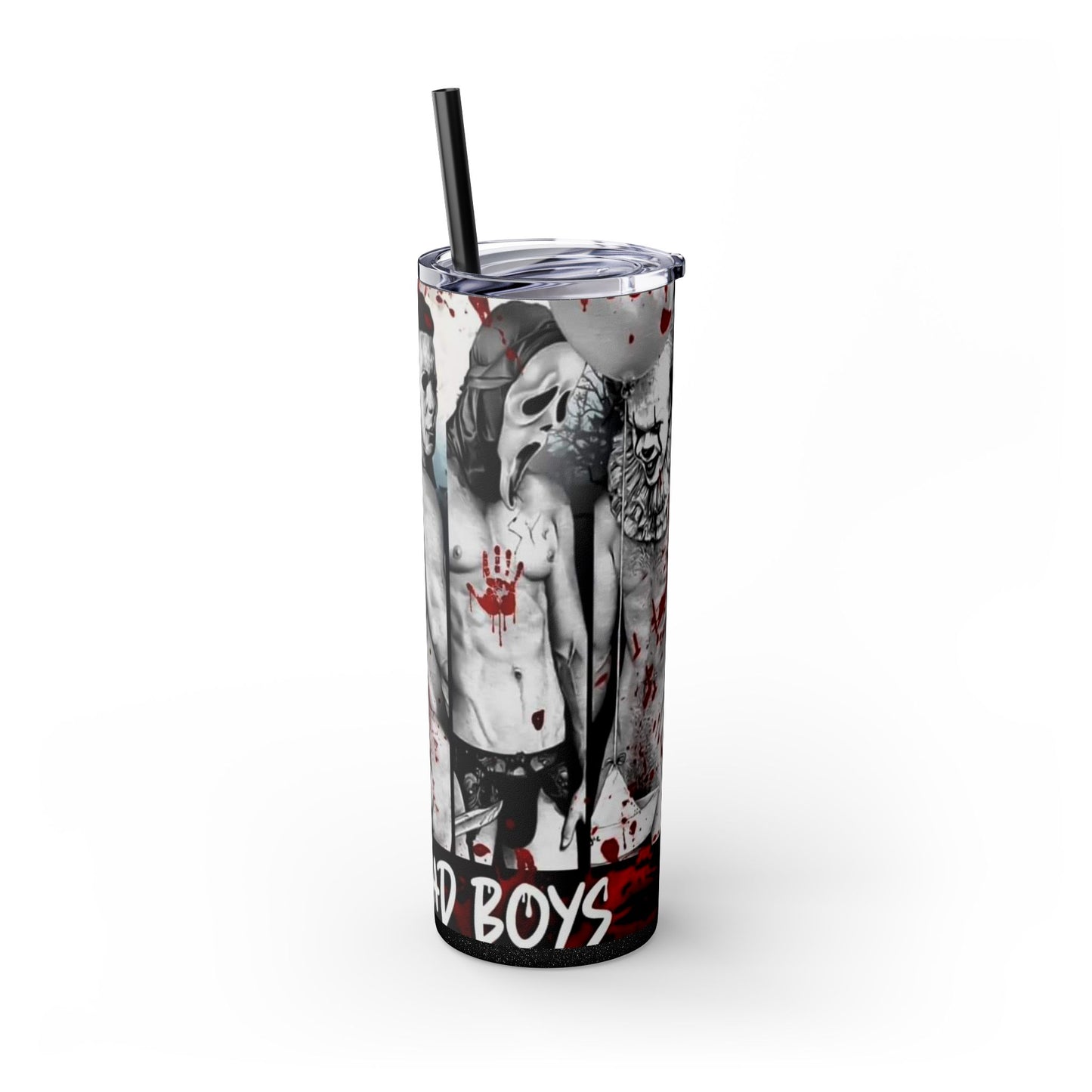 I Love Bad Boys Skinny Tumbler