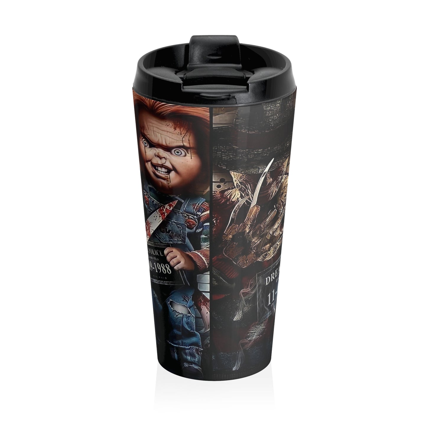 Horror Movie Junkie - Stainless Steel Travel Mug