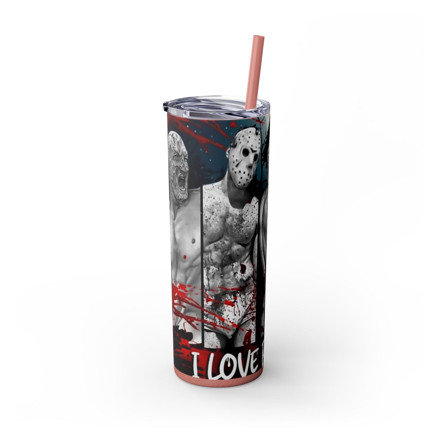 I Love Bad Boys Skinny Tumbler - House of O & A