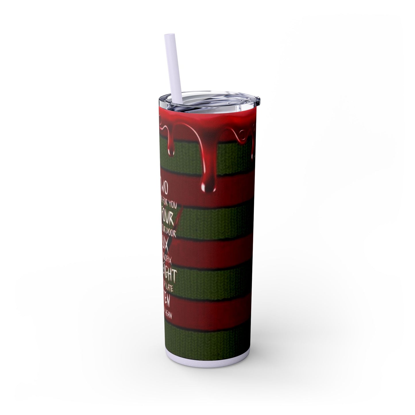 🔥 Freddy Krueger Skinny Tumbler – A Nightmare You’ll Love 🔥 - House of O & A