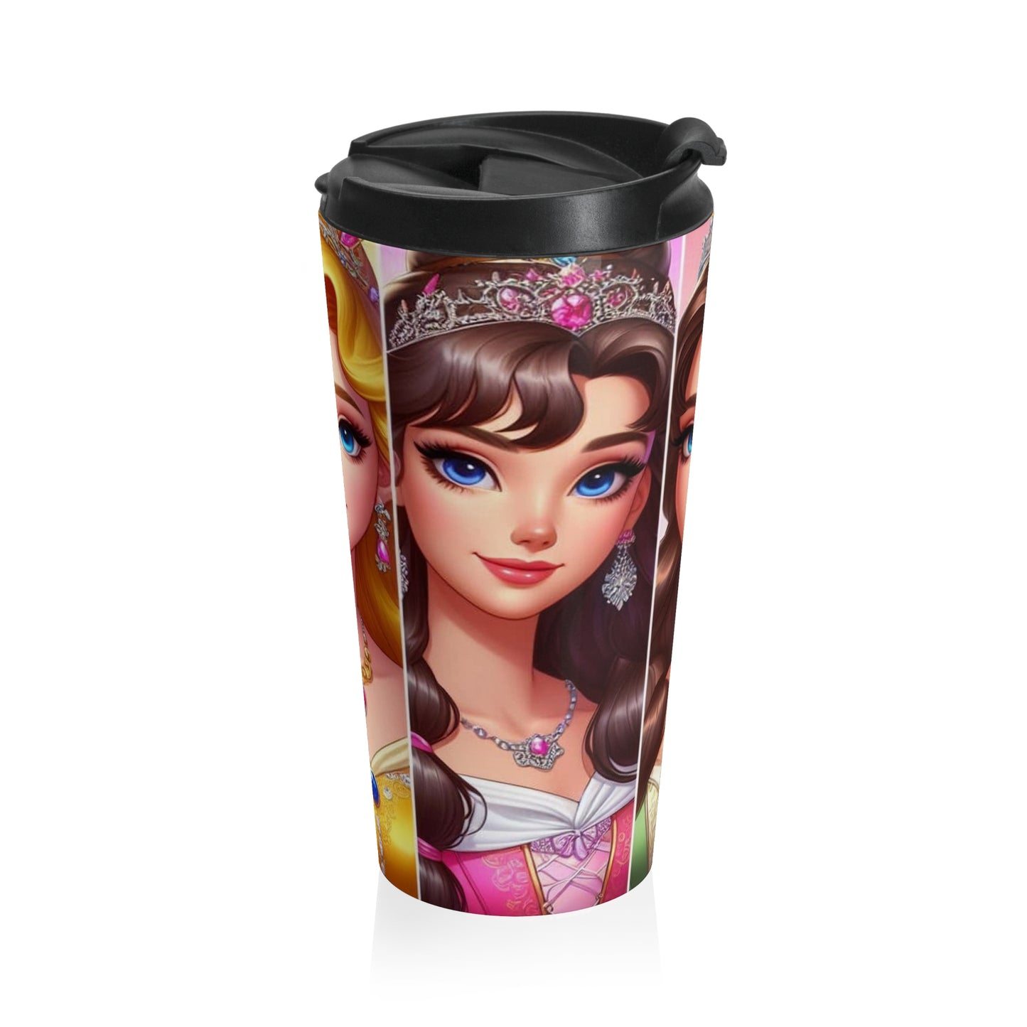 I Love Princesses 2 - Stainless Steel Travel Mug - House of O & A