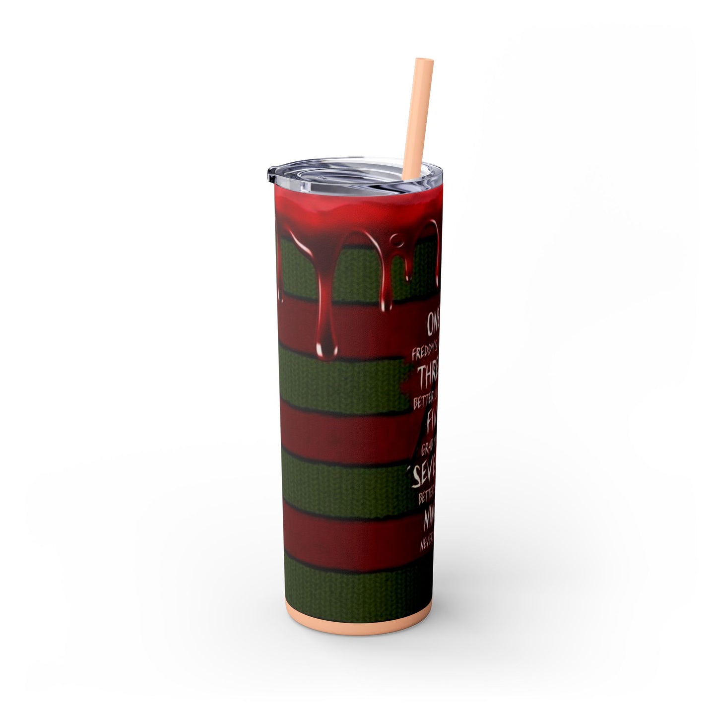 🔥 Freddy Krueger Skinny Tumbler – A Nightmare You’ll Love 🔥 - House of O & A