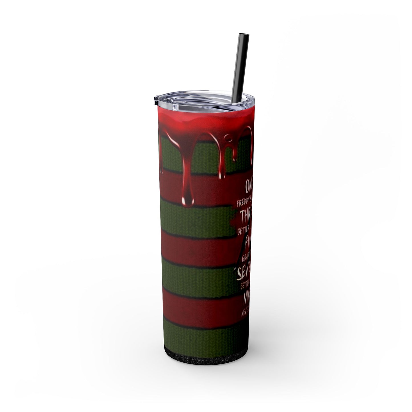 🔥 Freddy Krueger Skinny Tumbler – A Nightmare You’ll Love 🔥