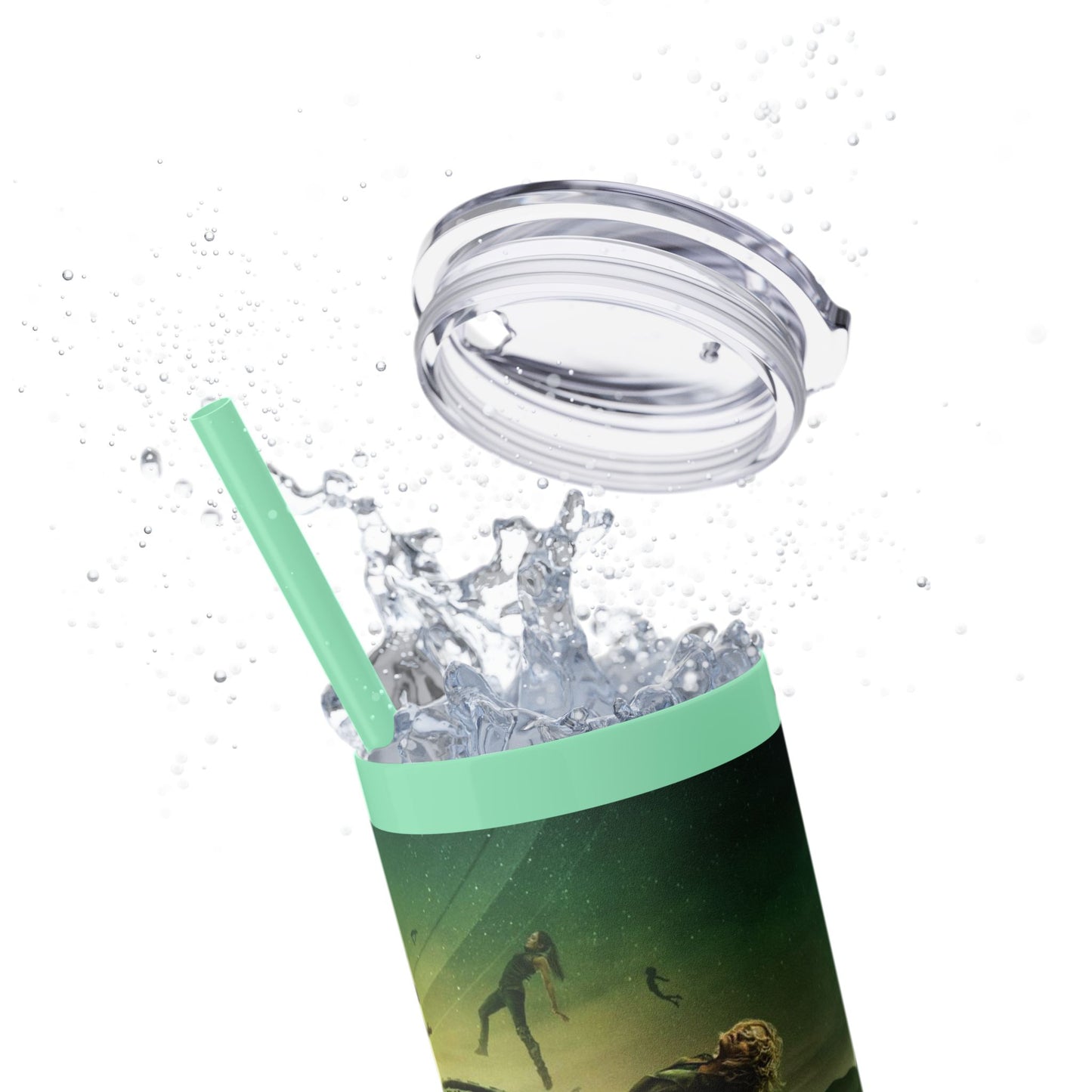 "The 100" Stainless Steel Tumbler - Green