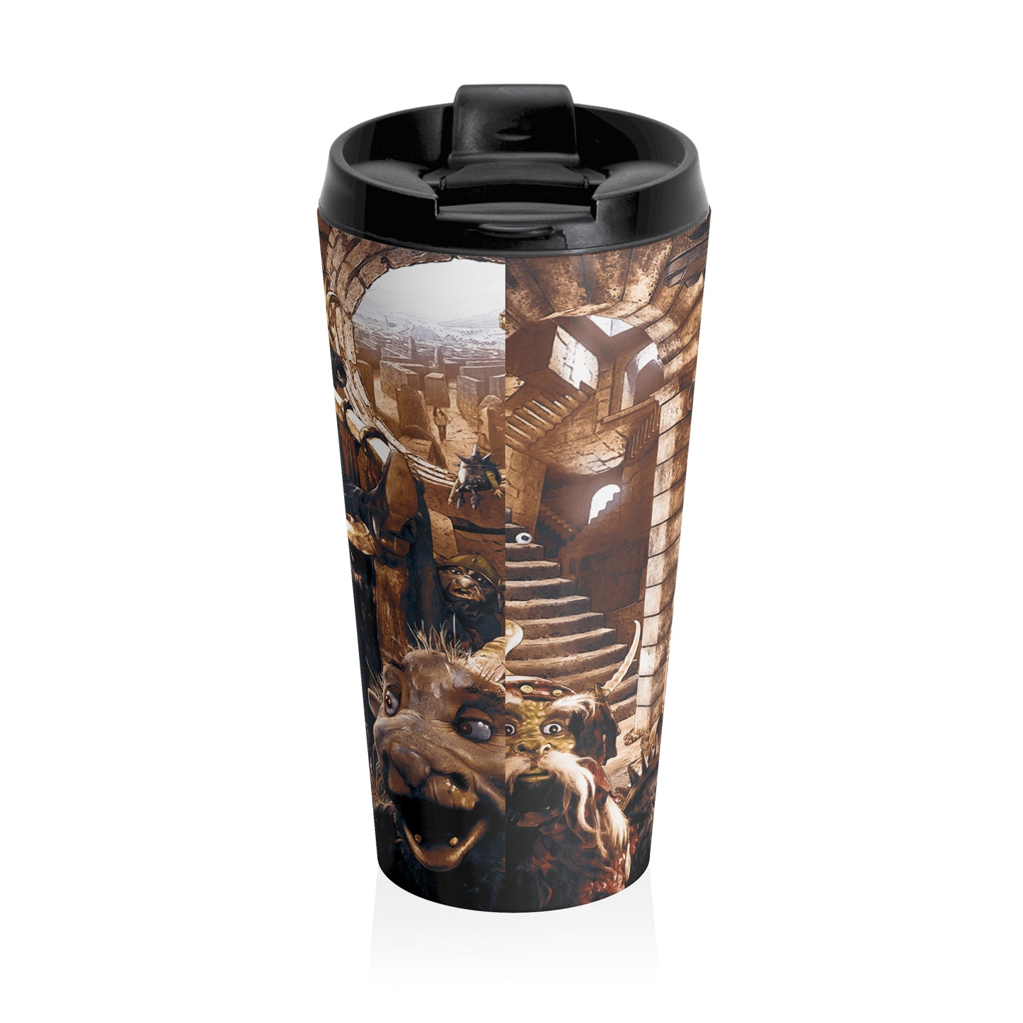 Labyrinth - Stainless Steel Travel Mug - House of O & A