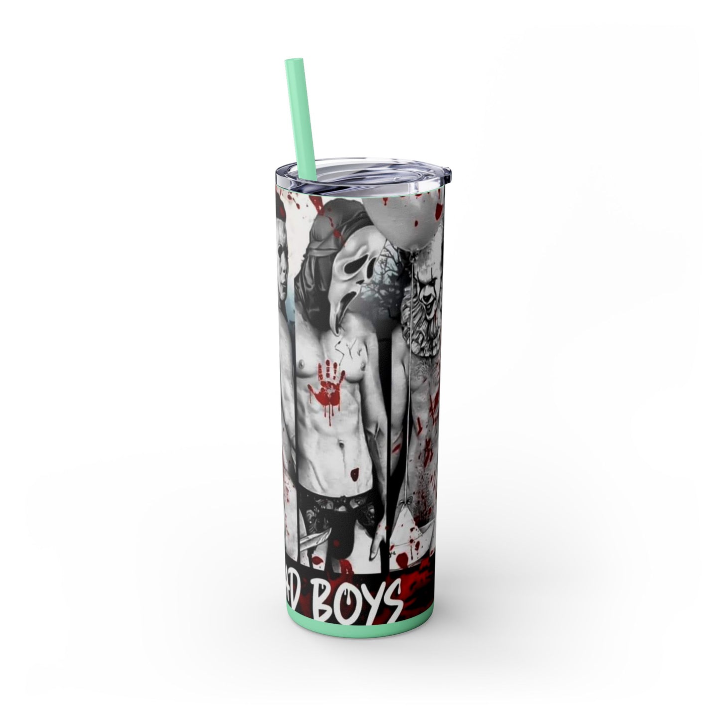 I Love Bad Boys Skinny Tumbler