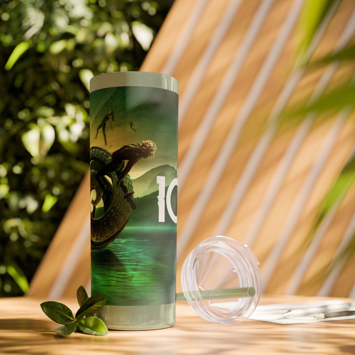 "The 100" Stainless Steel Tumbler - Green