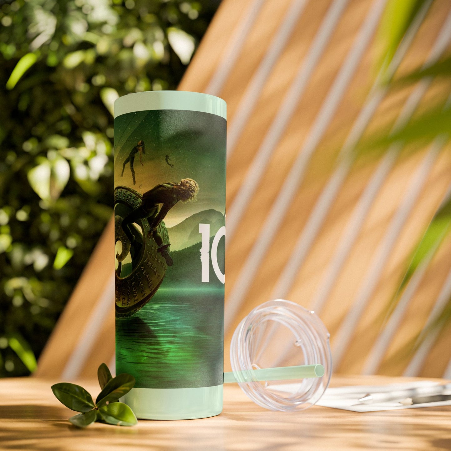 "The 100" Stainless Steel Tumbler - Green