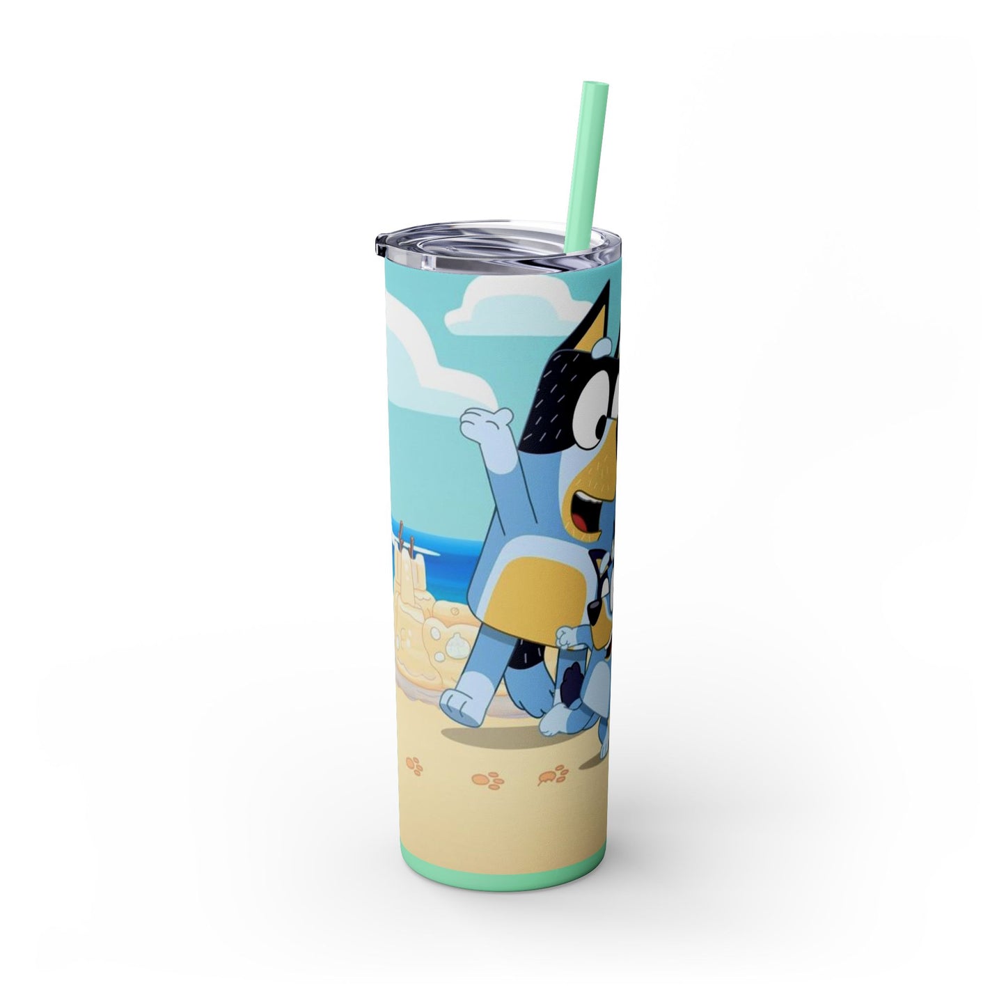 Bluey Beach Day Skinny Tumbler โ 20 oz