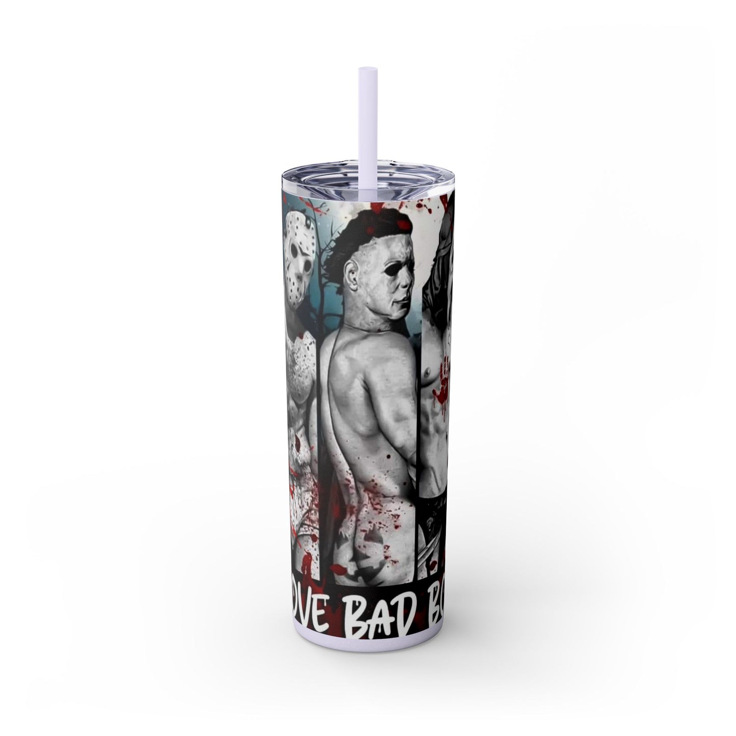 I Love Bad Boys Skinny Tumbler - House of O & A