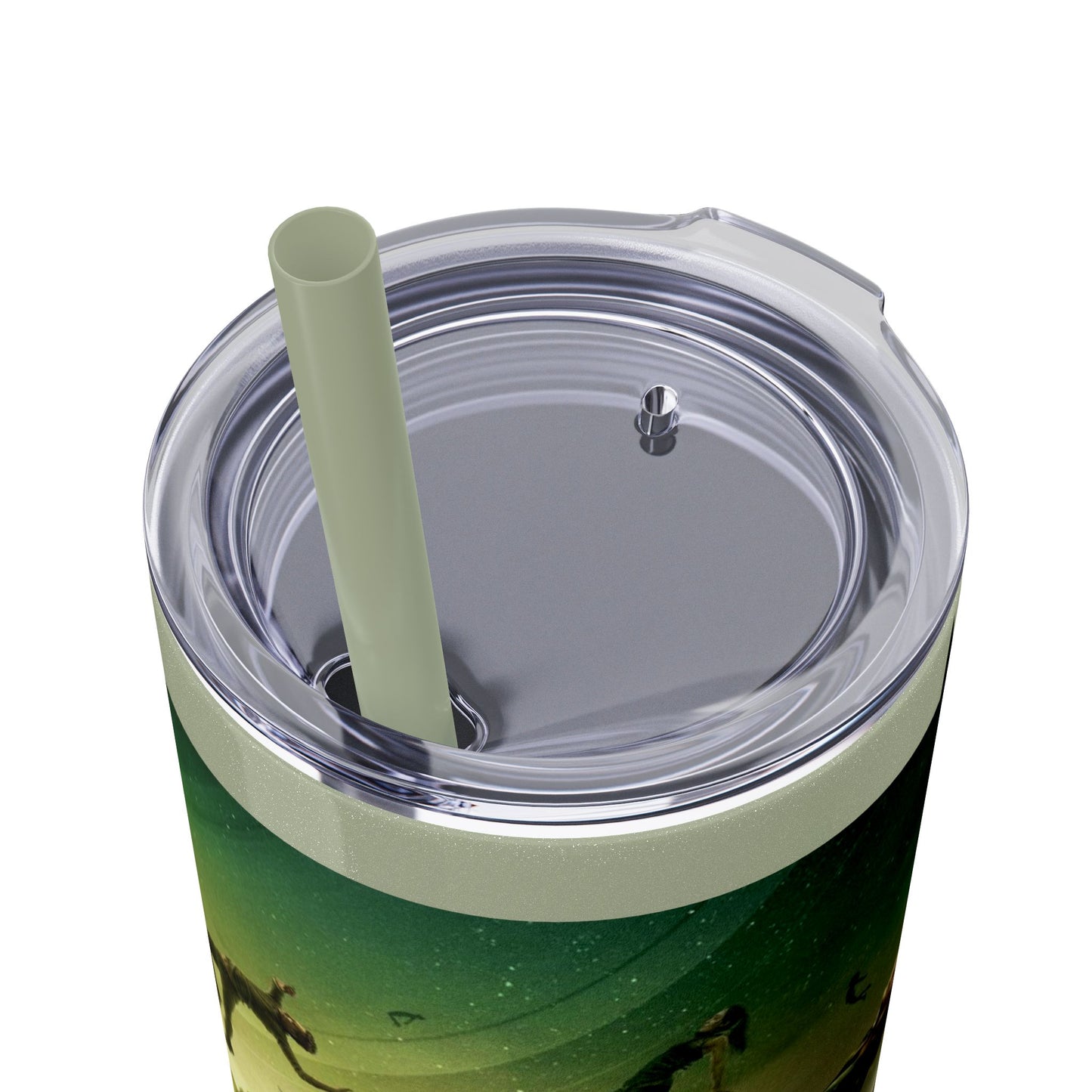 "The 100" Stainless Steel Tumbler - Green