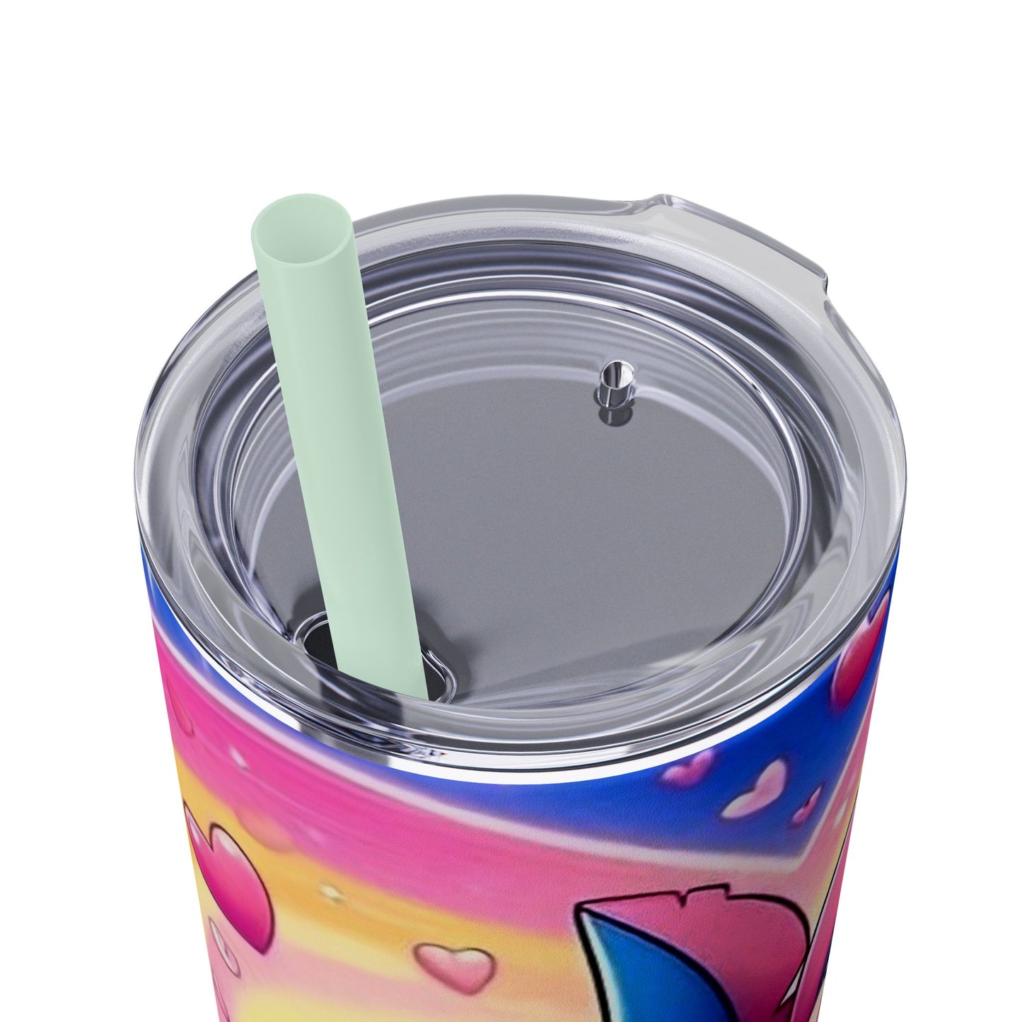 Skinny Tumbler - Stitch and Angel Love Design - House of O & A