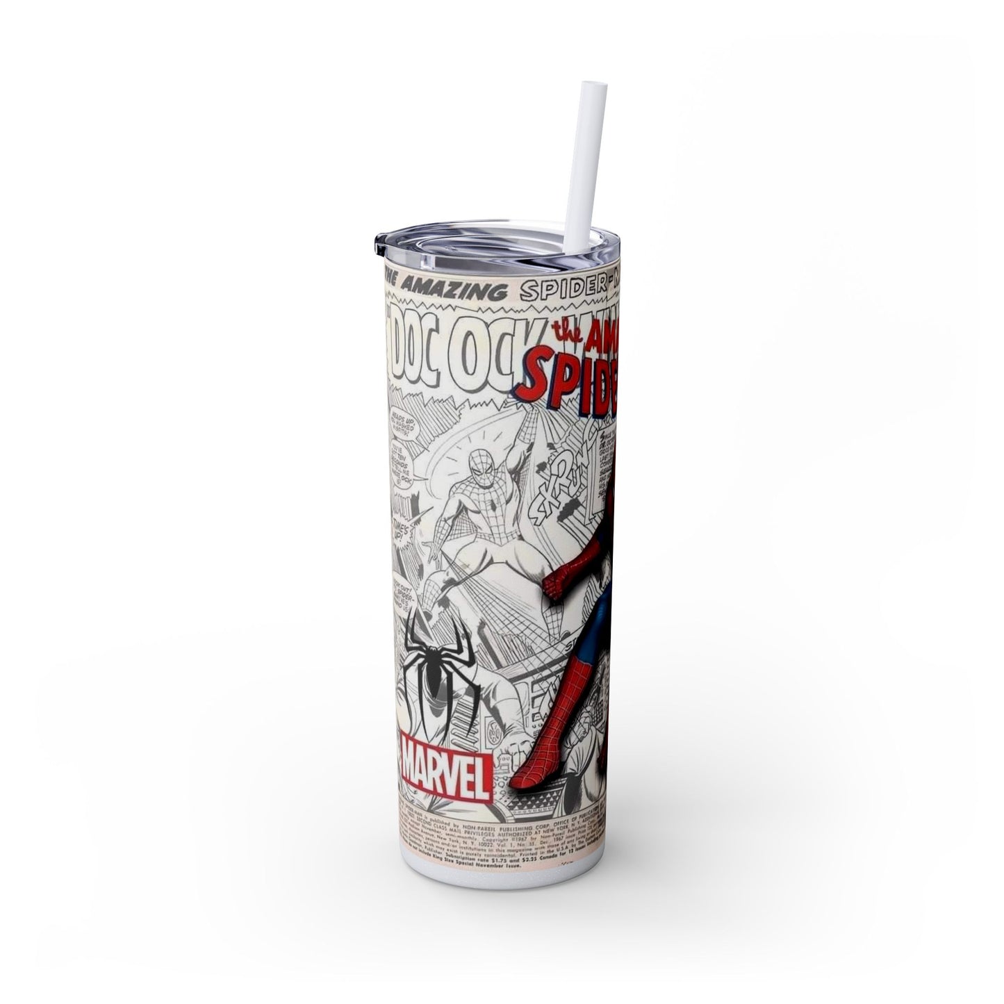 Skinny Tumbler Spiderman 20oz
