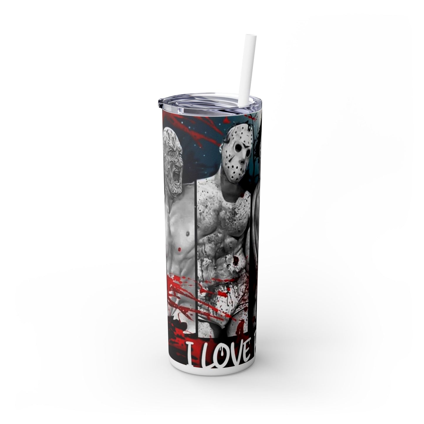 I Love Bad Boys Skinny Tumbler - House of O & A