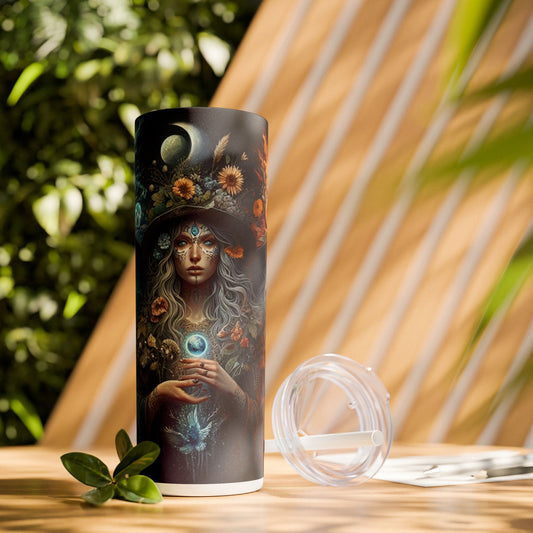 Witch Sisters Skinny Tumbler