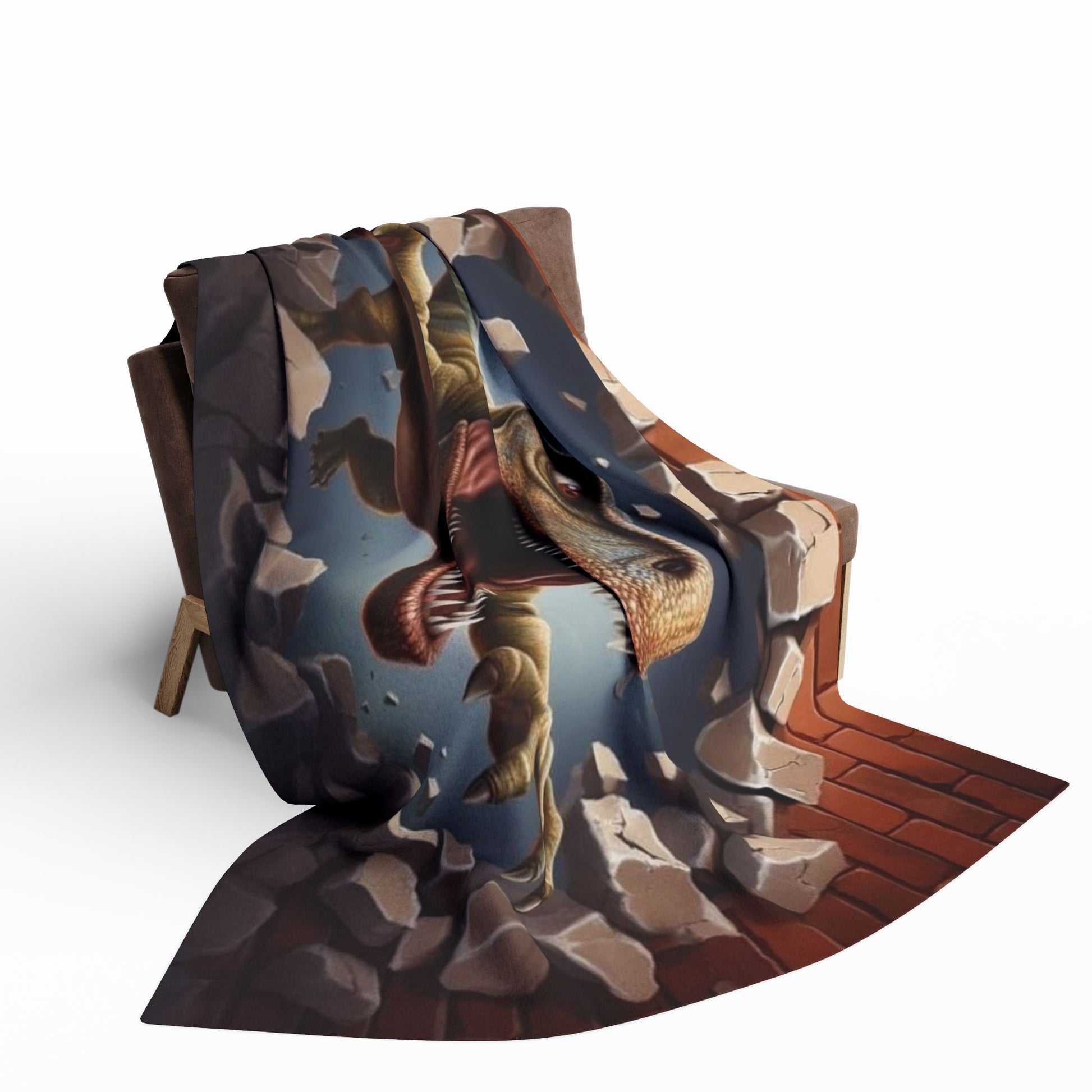 T-Rex Wall Break Arctic Blanket - House of O & A