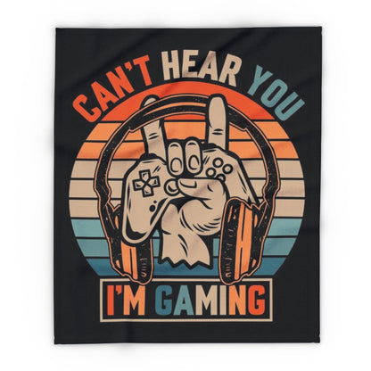 "I'm Gaming" Cozy Arctic Blanket for Gamers