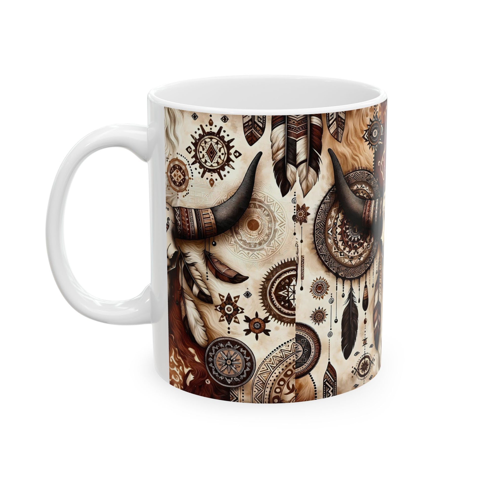 Western Skull Ceramic Mug - House of O & A