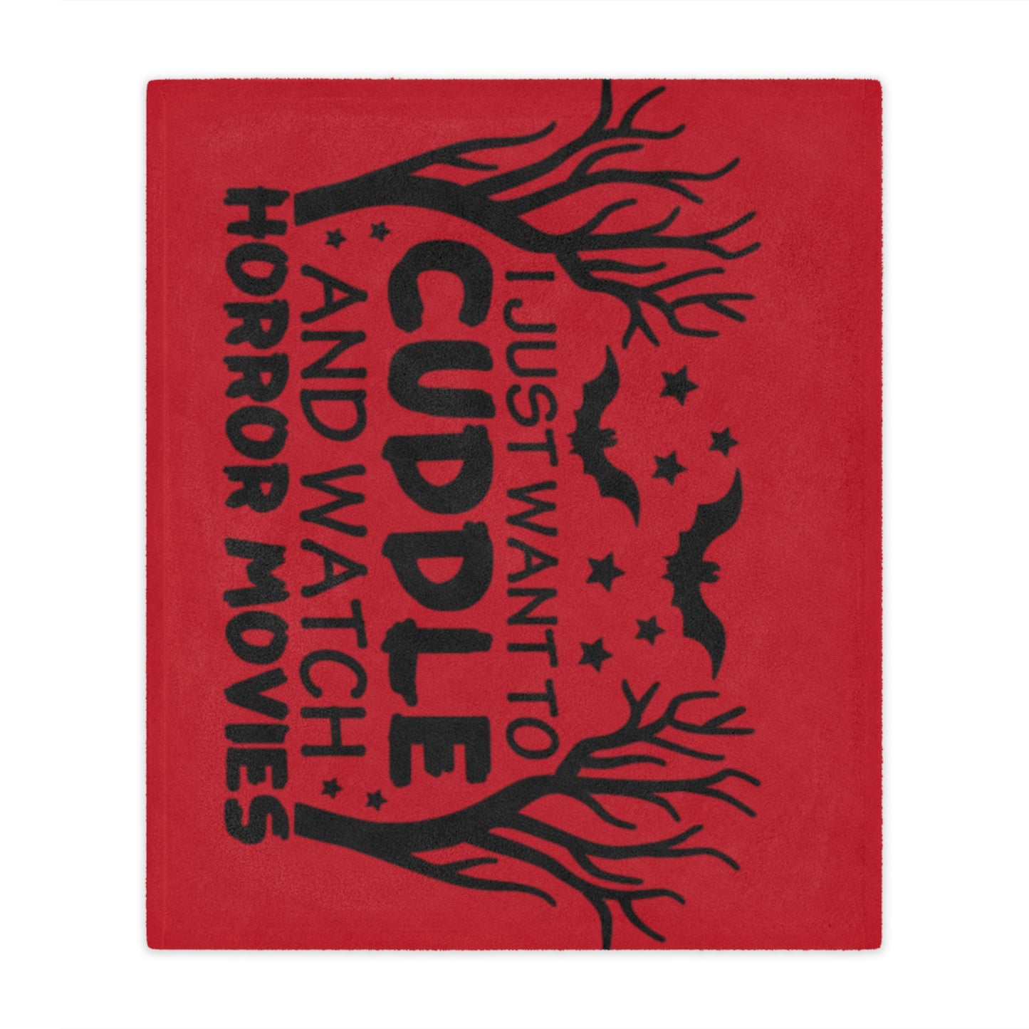 Minky Blanket - Horror Movie Night Cuddle Blanket - House of O & A