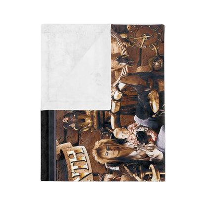 Labyrinth - Velveteen Minky Blanket