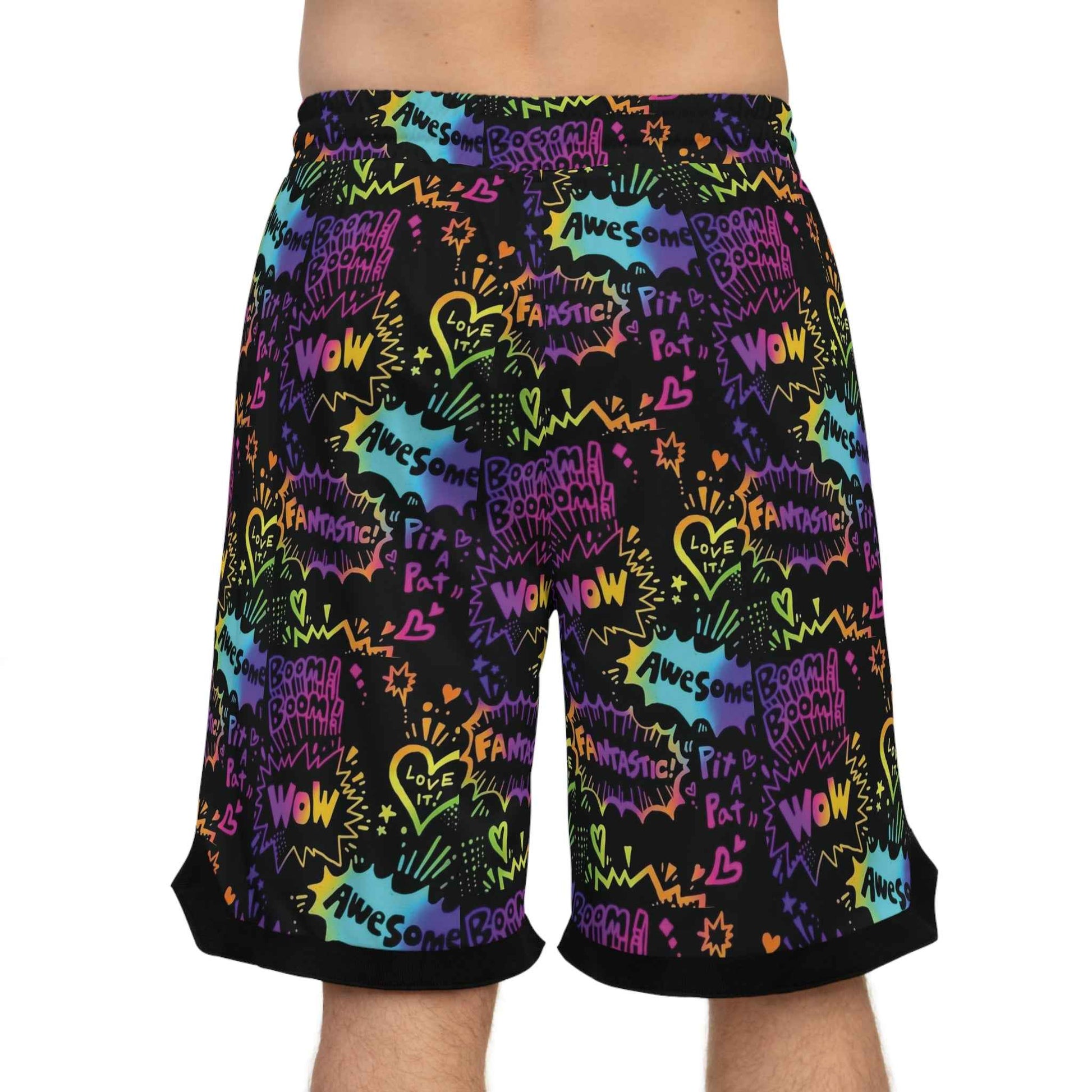 Men's Basketball Graffiti Rib Shorts