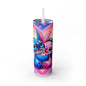 Skinny Tumbler - Stitch and Angel Love Design - House of O & A