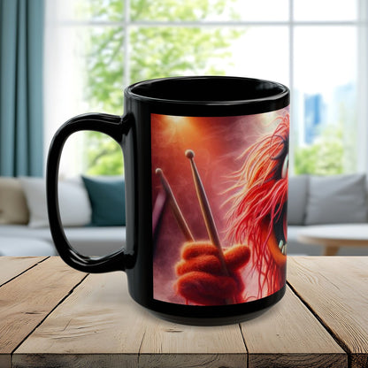 Muppet-Inspired Bright Animal Black Coffee Mug — 11oz & 15oz