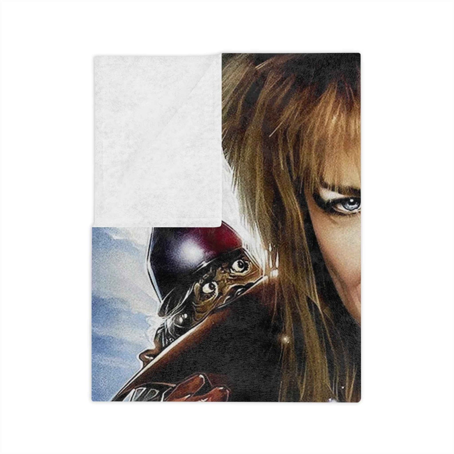 Jareth Labyrinth - Velveteen Minky Blanket