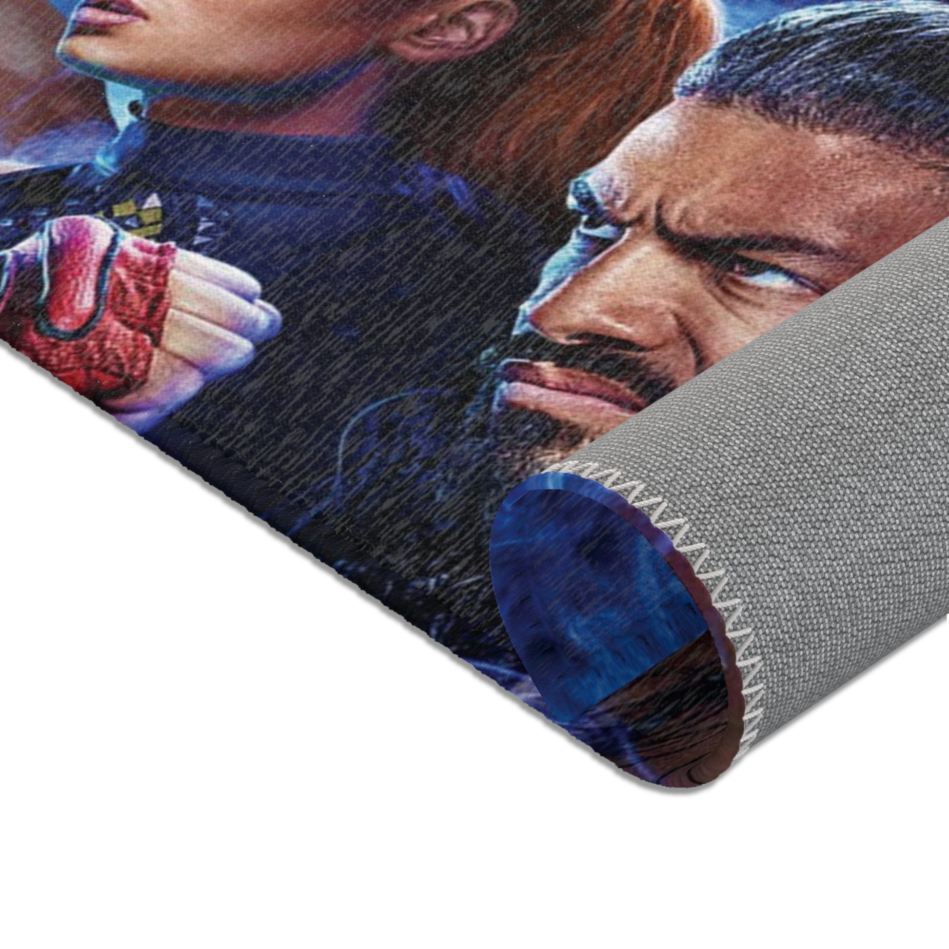 WWE Blue Area Rug - House of O & A