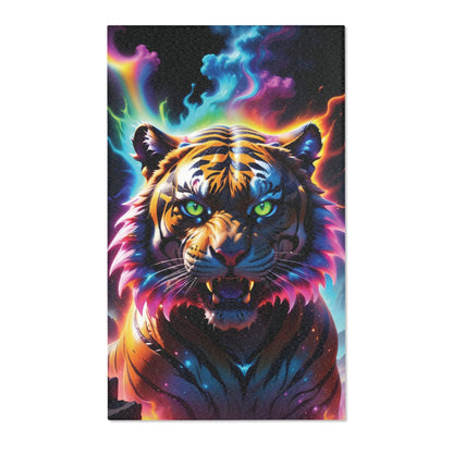 Growling Rainbow Tiger - Area Rug - House of O & A