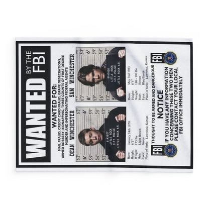 Supernatural Sam & Dean Arctic Blanket
