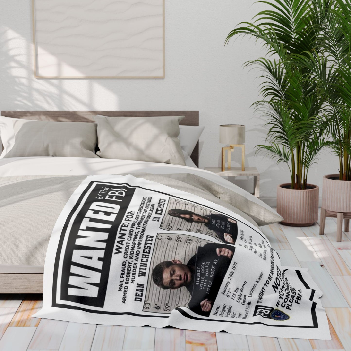 Supernatural Sam & Dean Arctic Blanket