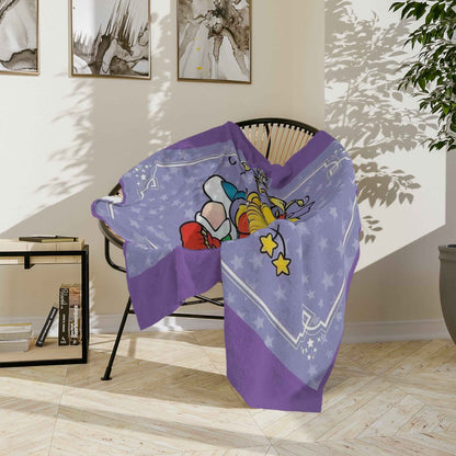 Rainbow Bright - Velveteen Minky Blanket